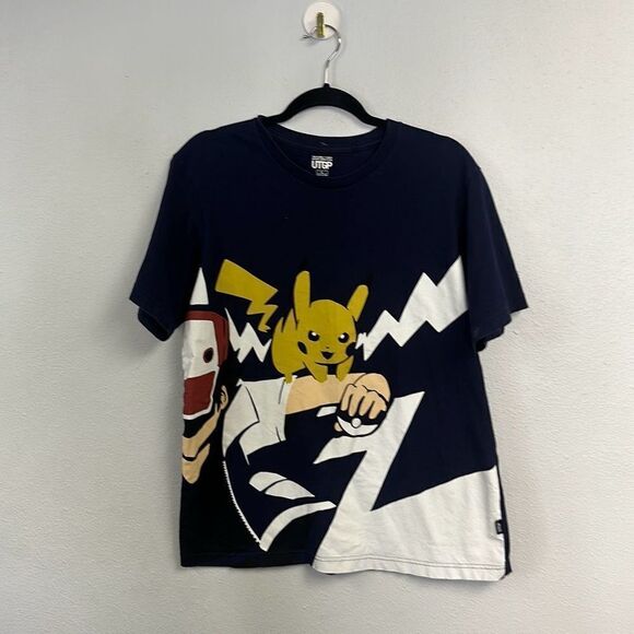 Pokemon UTGP The Global T-Shirt Design Competition Mens Blue T-Shirt Large‎ - Picture 1 of 6